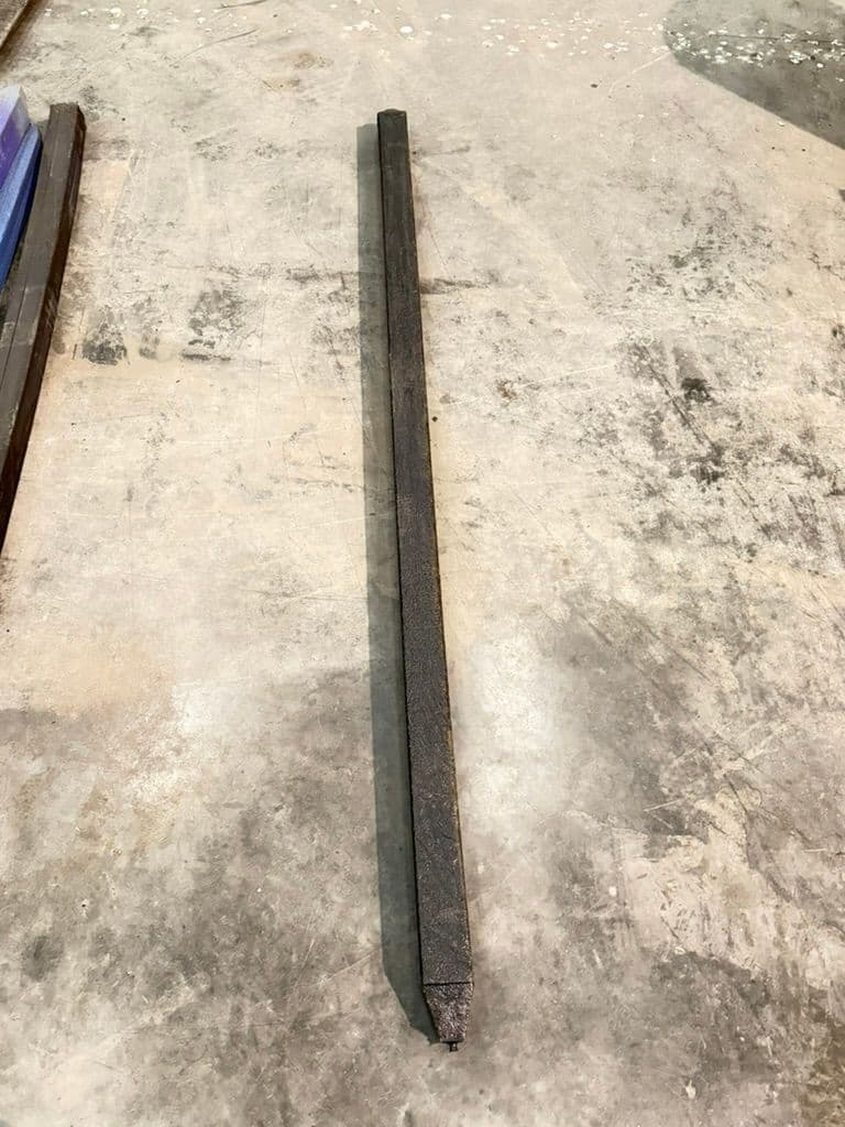 Poste de madera plástica para cerca